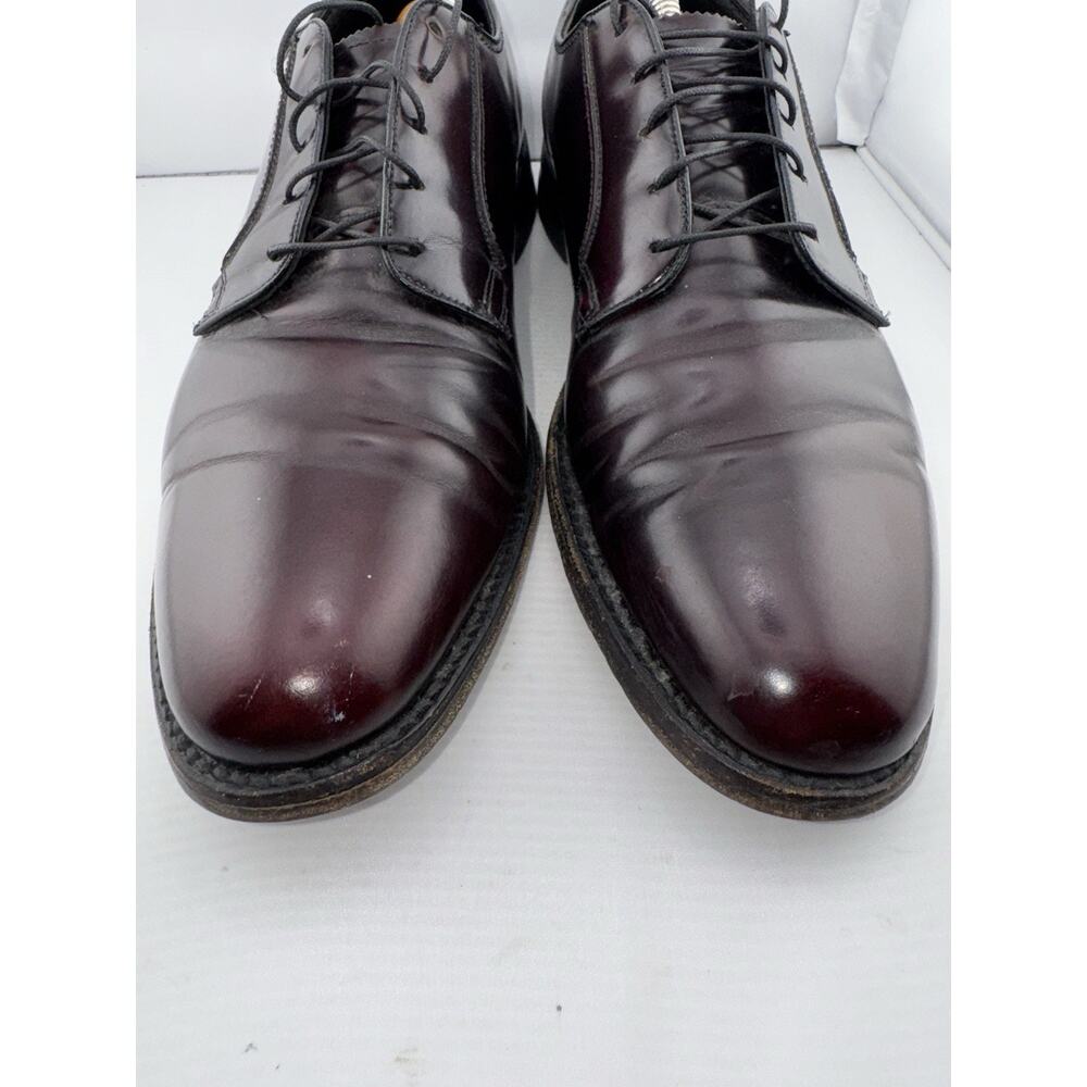The Florsheim Dress Shoes 12 Burgundy Leather Lace Up Formal Comfort Business - Picture 5 of 14